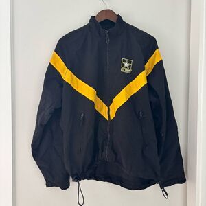 Vintage U.S. Army Track Jacket | Military Athletic Zip-Up Size M